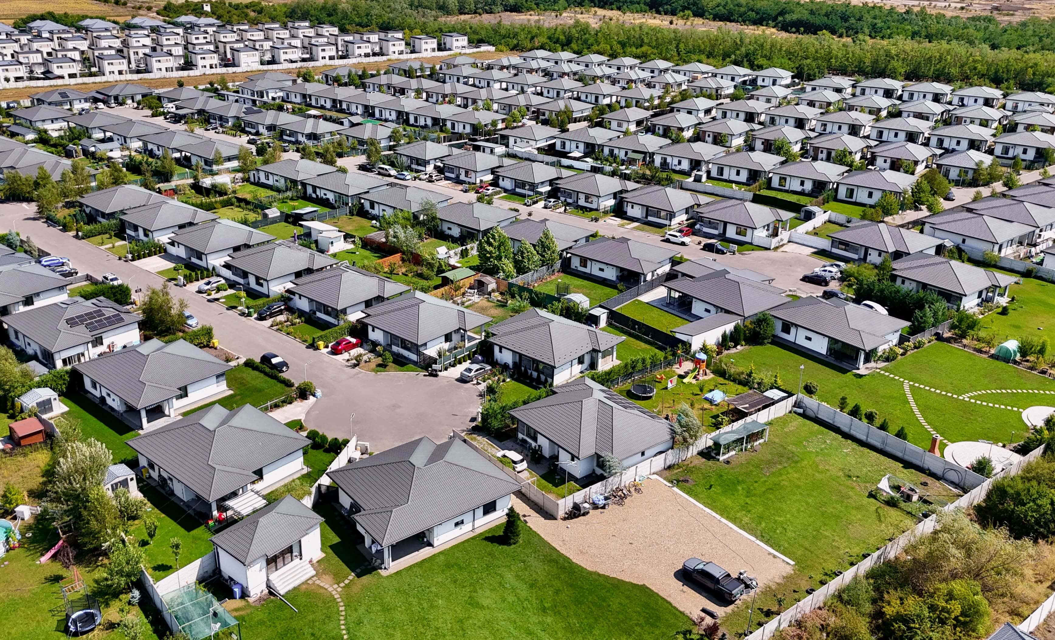 Vilă lângă grădină